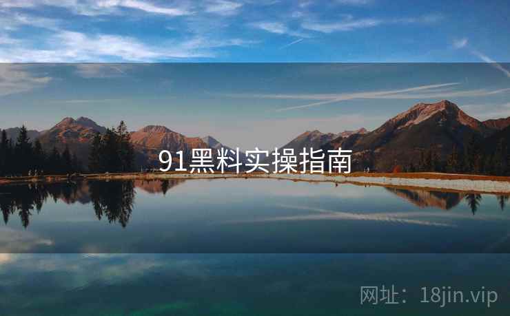 91黑料实操指南