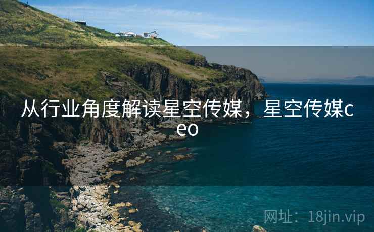 从行业角度解读星空传媒，星空传媒ceo
