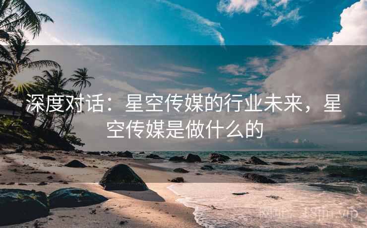 深度对话：星空传媒的行业未来，星空传媒是做什么的