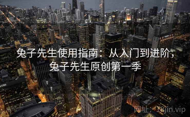 兔子先生使用指南：从入门到进阶，兔子先生原创第一季