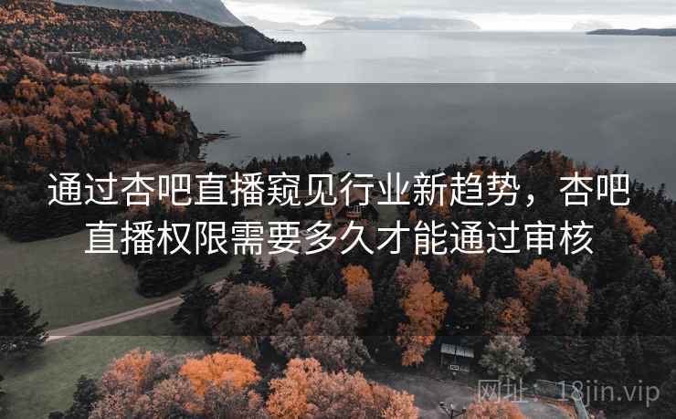 通过杏吧直播窥见行业新趋势，杏吧直播权限需要多久才能通过审核
