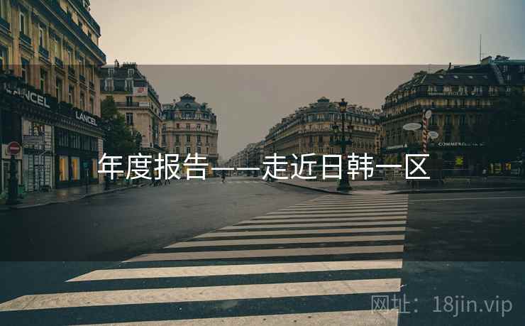 年度报告——走近日韩一区